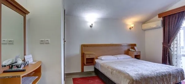 اتاق جهانگردی با تخت دونفره و پنجره