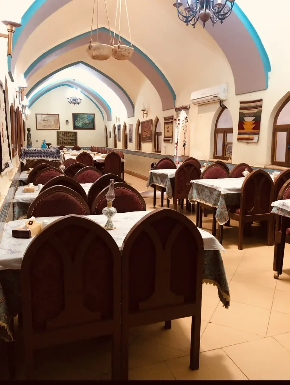 سالن غذاخوری طاق‌دار ارگ تاریخی گوگد