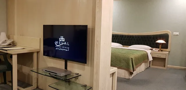 اتاق خواب هتل سپهر با تخت دونفره