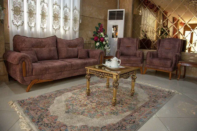 مبلمان نشیمن و میز پذیرایی هتل علمدار